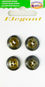 Пуговицы ELEGANT. Арт 14883-15-00015/4