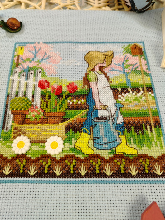 Набор для вышивания  "Огородница". Арт 13.003.75