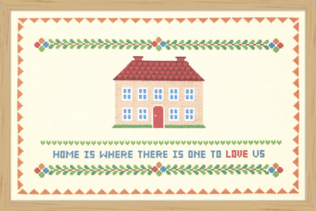 Набор для вышивания "Дом с красной крышей". Арт 2870701