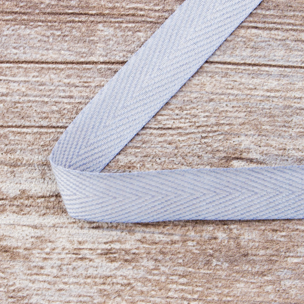 Тесьма киперная SAFISA, 15 мм, 25 м, цвет 27, серый. Арт 30270-15мм-27