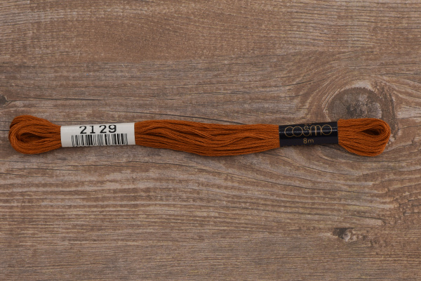 Мулине COSMO однотонный цвет  2129      . Арт 25-6/2129      