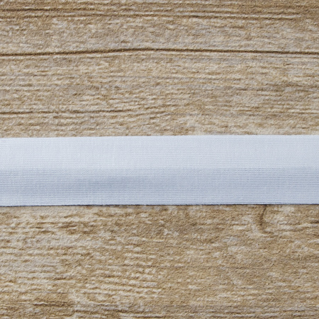 Косая бейка хлопок, 20 мм, 20 м, цвет 04, светло-голубой. Арт 6598-20мм-04