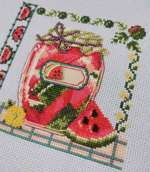 Набор для вышивания  "Сочный арбуз". Арт 13.003.50