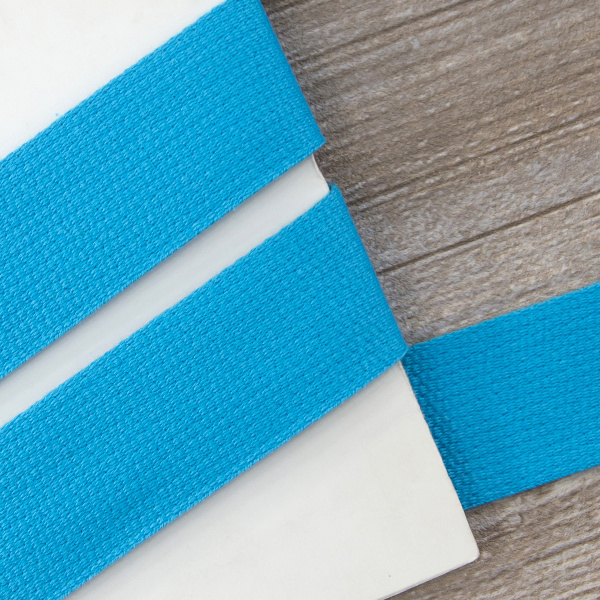 Тесьма ременная (стропа) PEGA бирюзовая, 30 мм. Арт 834111530.4708