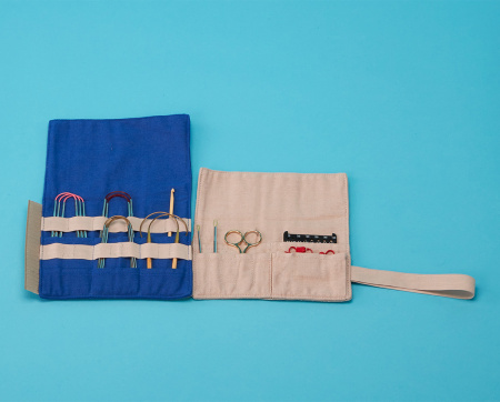 Органайзер addiMultibag для хранения спиц и крючков, текстильный, 90 х 25 см, 4 отделения. Арт 620-2