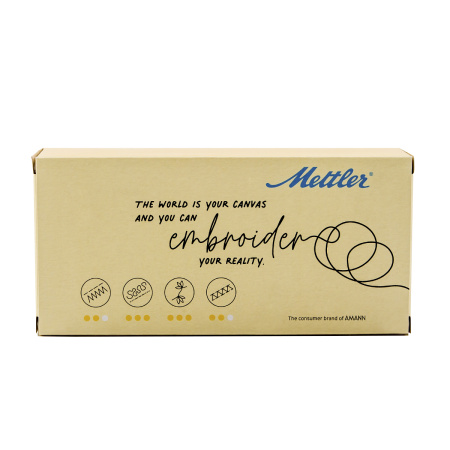 Набор с нитками Poly Sheen  в подарочной упаковке, 4 катушки. Арт PS4GRANITE-KIT