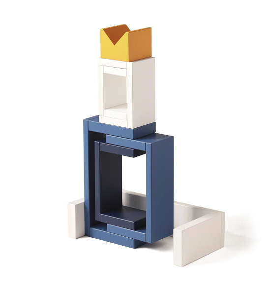 Конструктор дизайнерский NAEF CLASSIC "Corus" 6+, натуральное дерево, цветной, 7 деталей. Арт 9427.1