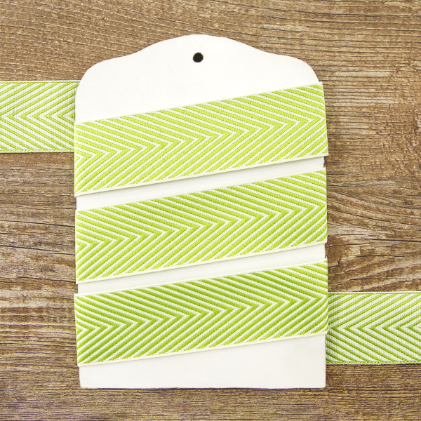 Лента жаккард SAFISA, 25 мм, 25 м, цвет 05. Арт 9202-25мм-05