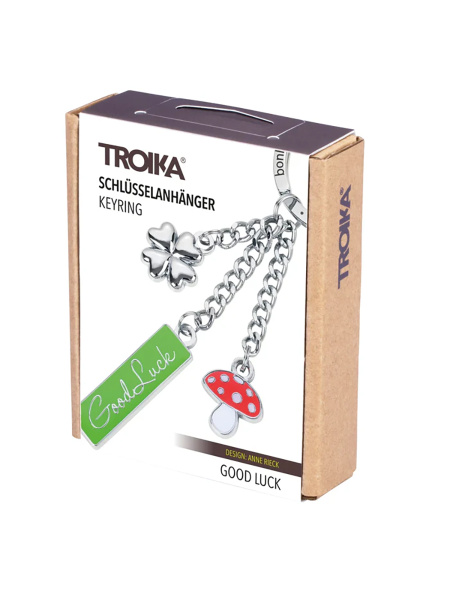Брелок TROIKA "GOOD LUCK". Арт KR23-03/CH
