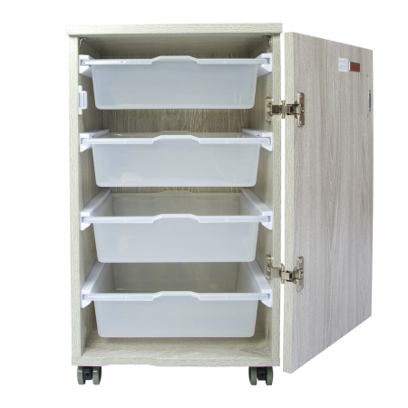 Тумбочка для хранения STORAGE PRO, серый дуб. Арт TLM.S-G001                  