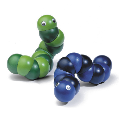 Игрушка для малышей дизайнерская NAEF BASIC "Juba" 3+, дерево, цвет оранжевый, 4 x 18 см. Арт 9911.4