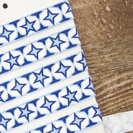 Лента с рисунком SAFISA, 15 мм, 15 м, цвет 03. Арт 25258-15мм-03           