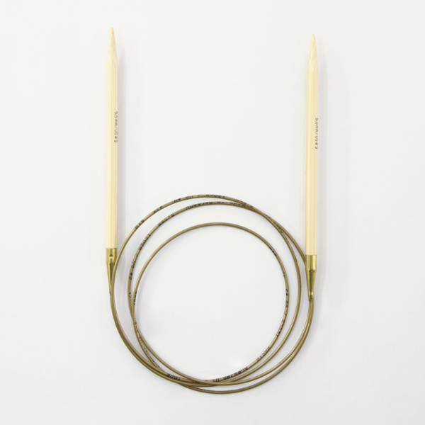 Спицы, круговые, бамбук addiNature BAMBOO №5,5, 120 см. Арт 555-7/5.5-120