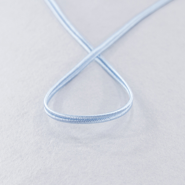 Шнур-сутаж PEGA, голубой, 3 мм. Арт 841113909A1703