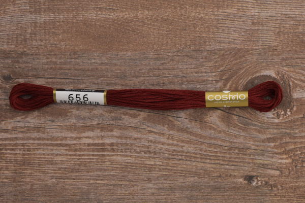 Мулине COSMO однотонный цвет  656       . Арт 25-6/656       