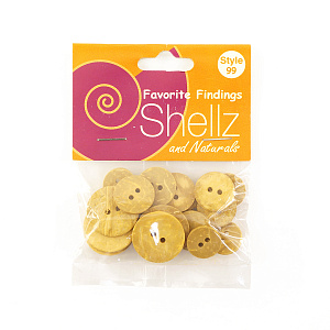 Пуговицы "Shellz & Natural" Wood Buttons. Арт 1850 00099              