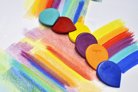 Пастель восковая для рисования Boya, набор мелков. Арт 6 SET/SUMMER