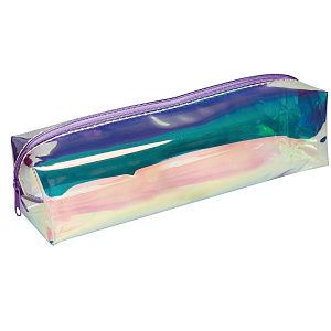 Пенал для ручек "Pencil Case" на молнии, 22 х 7 х 7 см, пвх, цвет радужный