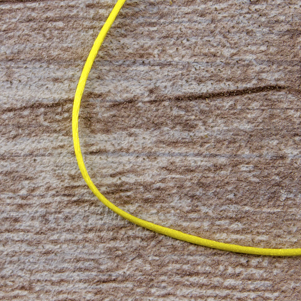 Шнур атласный мини-рулон, 1,5 мм, 4,5 м, цвет 32, желтый. Арт P00470-1,5мм-32         