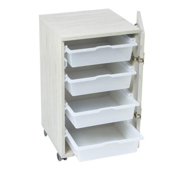 Тумбочка для хранения STORAGE PRO, серый дуб. Арт TLM.S-G001                  