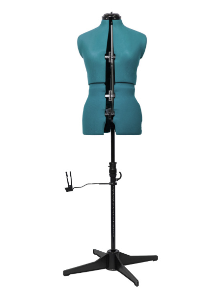 Манекен портновский раздвижной, размер S, цвет зеленый опал. Арт MR031.FG3280C/G002