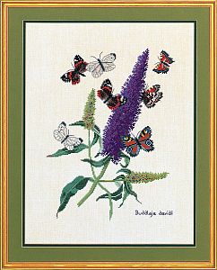 Набор для вышивания "Веселые бабочки"