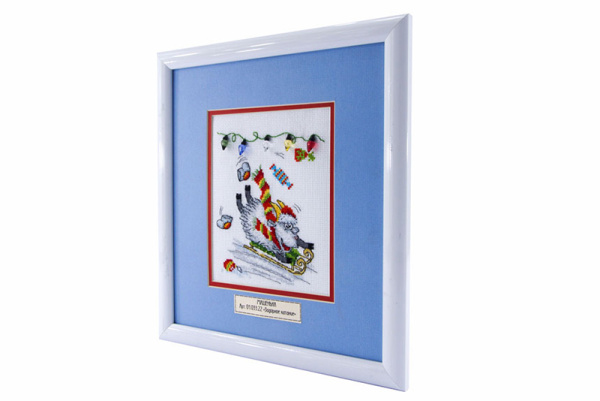 Вышитая картина "Задорное катание". Арт Модель 01.033.22