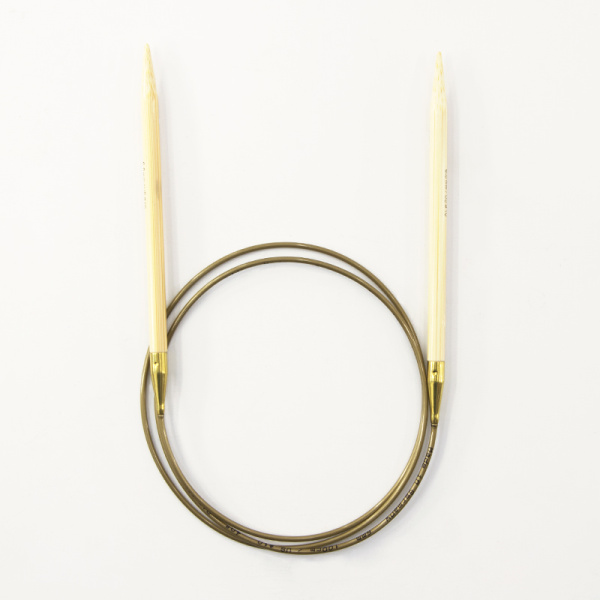 Спицы, круговые, бамбук addiNature BAMBOO №6, 100 см. Арт 555-7/6-100