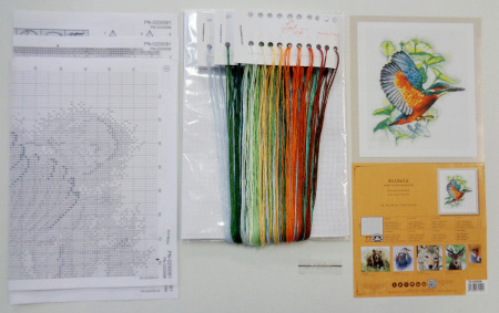 Набор для вышивания "Flying kingfisher". Арт PN-0200096