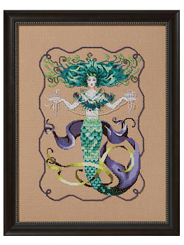 Схема для вышивания MIRABILIA "Мечтательница". Арт MD199