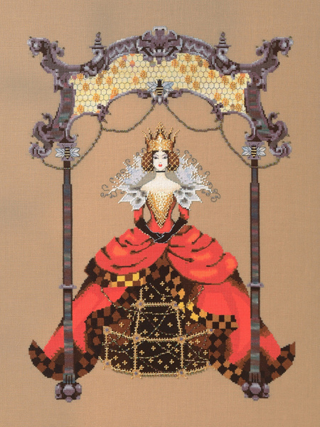 Схема для вышивания MIRABILIA "Королева пчел". Арт MD171