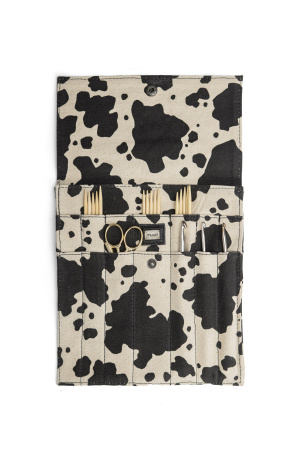 Органайзер для спиц "Canvas Oslo" Cow print. Арт QB-4720/Cow print
