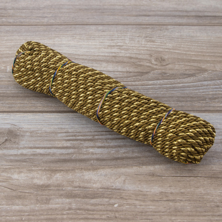 Шнур витой PEGA, коричневый, 4 мм. Арт 845211940DA726          