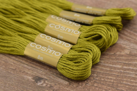 Мулине COSMO однотонный цвет  673   . Арт 25-6/673