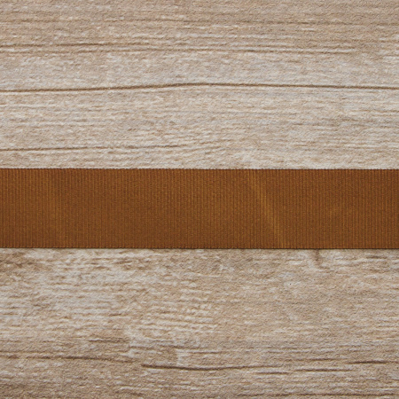 Лента репсовая SAFISA, 25 мм, 25 м, цвет 88 коричневый светлый. Арт 350-25мм-88