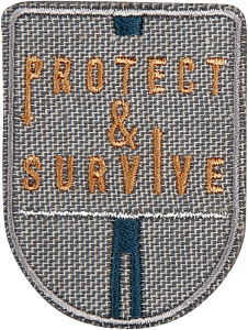 Термоаппликация "Герб Protect & Survive"