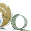 Резинка декоративная, 30 мм, цвет коричневый/зеленый, 10 м. Арт 35133-30мм-02
