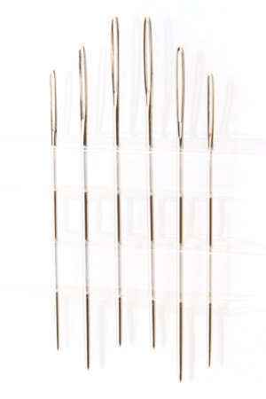 Иглы ручные для вышивания с закругленным кончиком №24-26, 6 шт. Арт 203.2426                