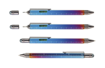 Ручка шариковая TROIKA многофункциональная "CONSTRUCTION SPECTRUM". Арт PIP20/MC