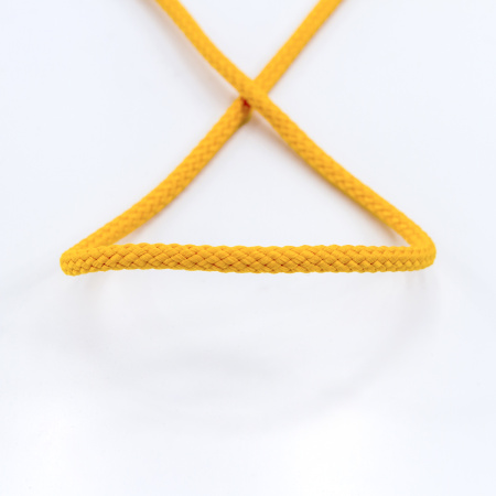 Шнур плетеный SPIRAL ( SAFISA), 4 мм, 25 м, цвет желтый. Арт 25281-4-32