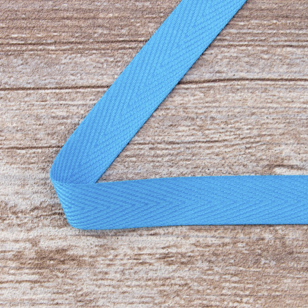 Тесьма киперная SAFISA, 15 мм, 25 м, цвет 16, голубой. Арт 30270-15мм-16