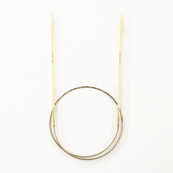 Спицы, круговые, бамбук addiNature BAMBOO №2,5, 60 см. Арт 555-7/2.5-60