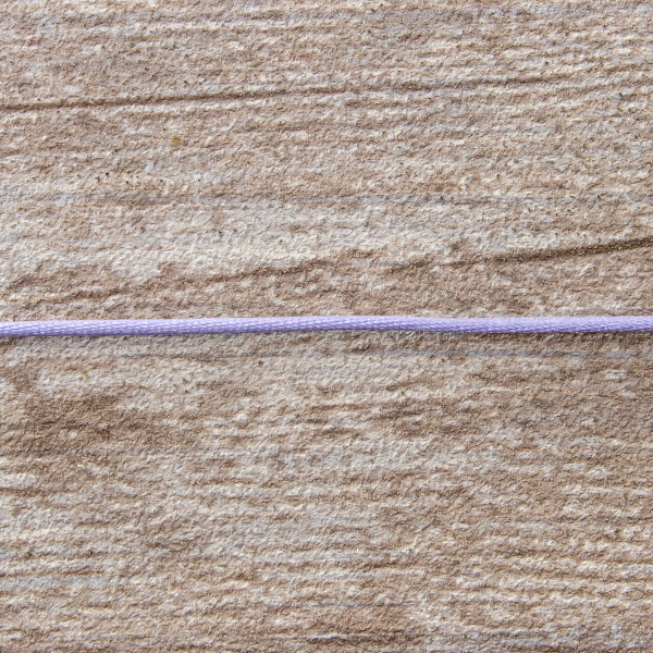 Шнур атласный мини-рулон, 2 мм, 4,5 м, цвет 08, сиреневый. Арт P00462-2мм-08           