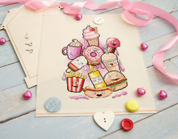 Набор для создания ключницы "Вкусняшки". Арт 22.002.06