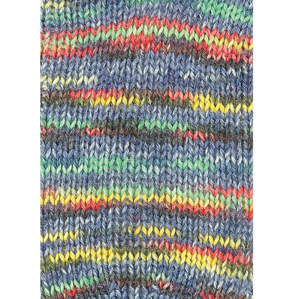 Пряжа Step 6 Irish Rainbow Colours, 75% шерсть, 25% полиамид, 410 м, 150 г. Арт 97826-0741