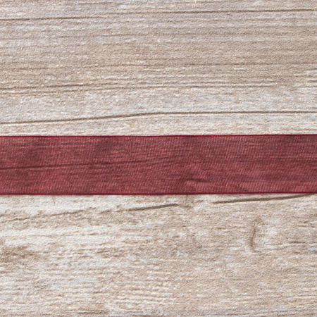 Лента органза SAFISA мини-рулон, 25 мм, 2,5 м, цвет 30, бордо. Арт P00520-25мм-30          