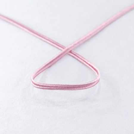 Шнур-сутаж PEGA, розовый, 3 мм. Арт 841113909A1405