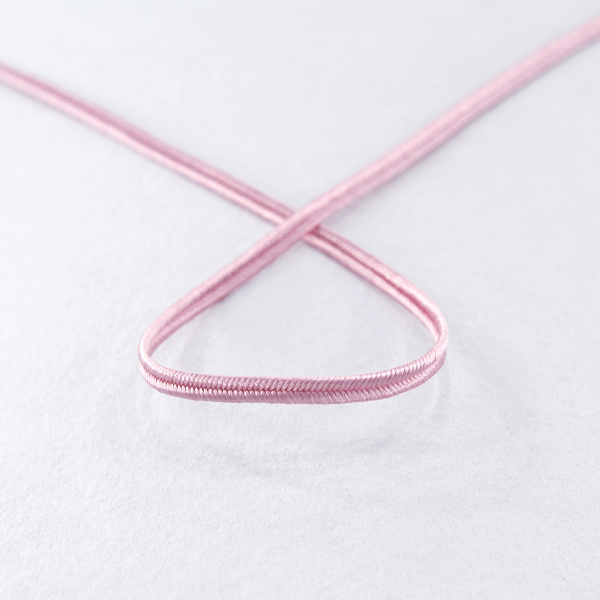 Шнур-сутаж PEGA, розовый, 3 мм. Арт 841113909A1405