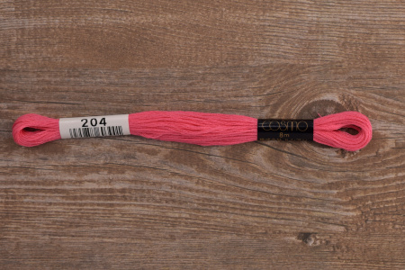 Мулине COSMO однотонный цвет  204       . Арт 25-6/204       