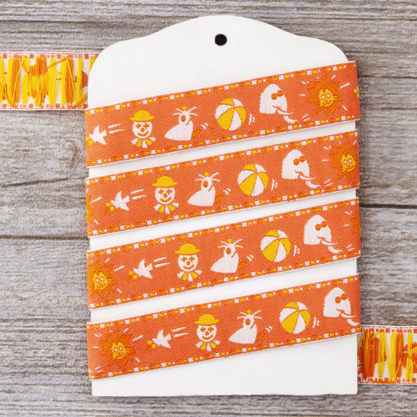 Лента жаккард SAFISA, 20 мм, 15 м, цвет 04. Арт 9108-20мм-04             